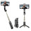 Gimbal Stabilizer Extendable Wireless Selfie Stick and Tripod Multifunction Remote 360Automatic Rotation 1