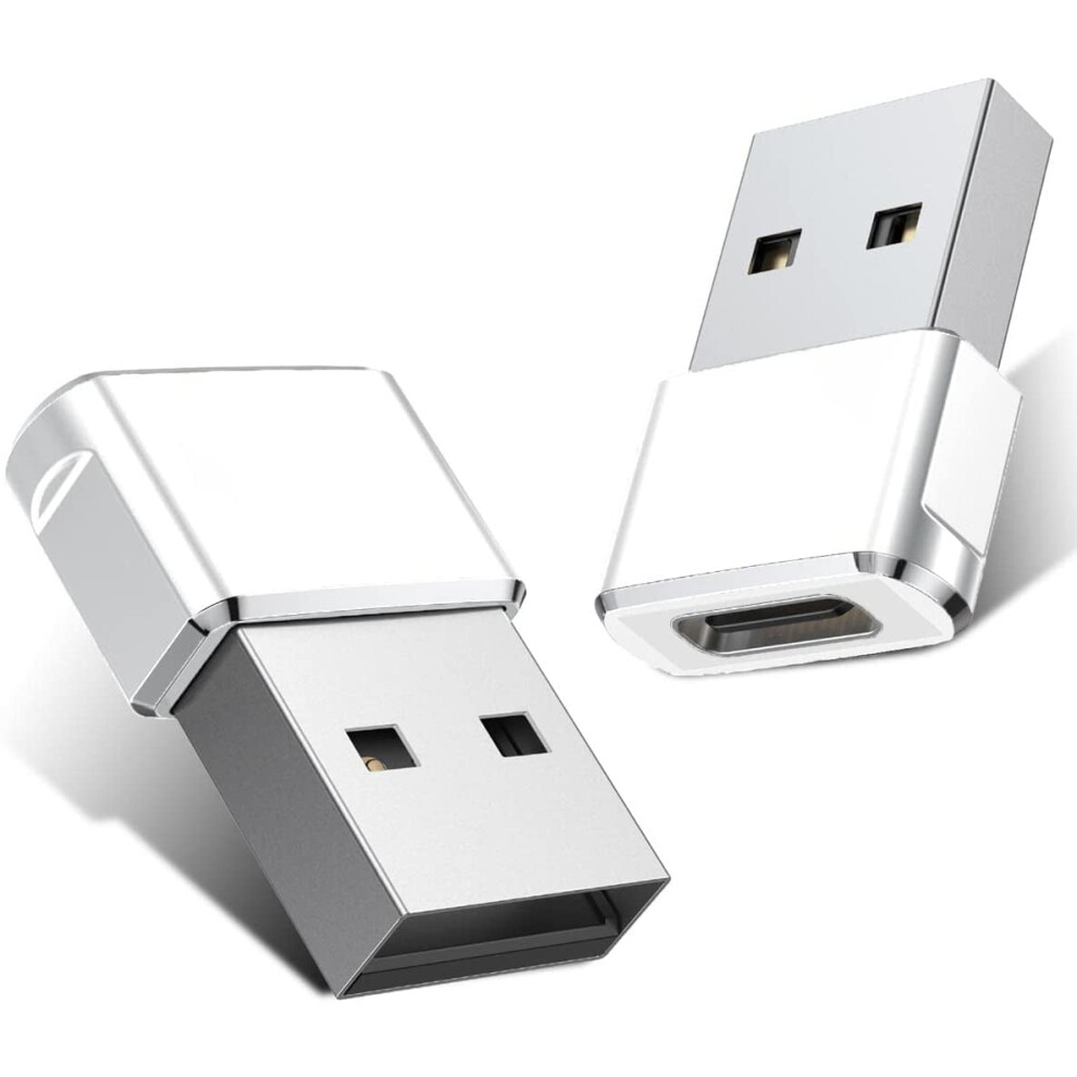 Usb-C To Usb-A Adapter 2-Pack, Compatible With Apple Watch Ultra/7/8/Se, Iphone 14-11, Airpods, Ipad Air 4-5/Mini 6, Galaxy S21/S22 9028731676937