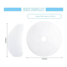 90pcs Universal Cloth Dryer Exhaust Filters,Dryer Lint Filter Replacement, Compatible with for Magic Chef,Sonya