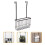 Rustproof Coffee Iron Door Hanging Basket for Bathroom Storage Use 2