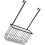 Rustproof Coffee Iron Door Hanging Basket for Bathroom Storage Use 3