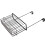 Rustproof Coffee Iron Door Hanging Basket for Bathroom Storage Use 5