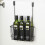 Rustproof Coffee Iron Door Hanging Basket for Bathroom Storage Use 8