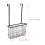 Rustproof Coffee Iron Door Hanging Basket for Bathroom Storage Use 11