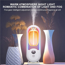 5X Intelligent Digital Display Aromatherapy Machine Automatically Sprays Fragrance with Ambient