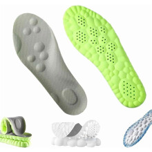 Insoles for Men Women, 2025 New Massage Insoles, 4d Cloud Technology Sweat-Absorbent Sports Insole with Arch Support (3pc-c, Men 4-4.5/Women 5.5-6)
