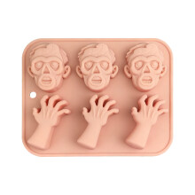 Halloween Chocolate Candy Silicone Mold – Ghost, Skull, Gummy, Fondant, Baking, Ice Cube, Cupcake Topper – Compatible with DIY Halloween Party