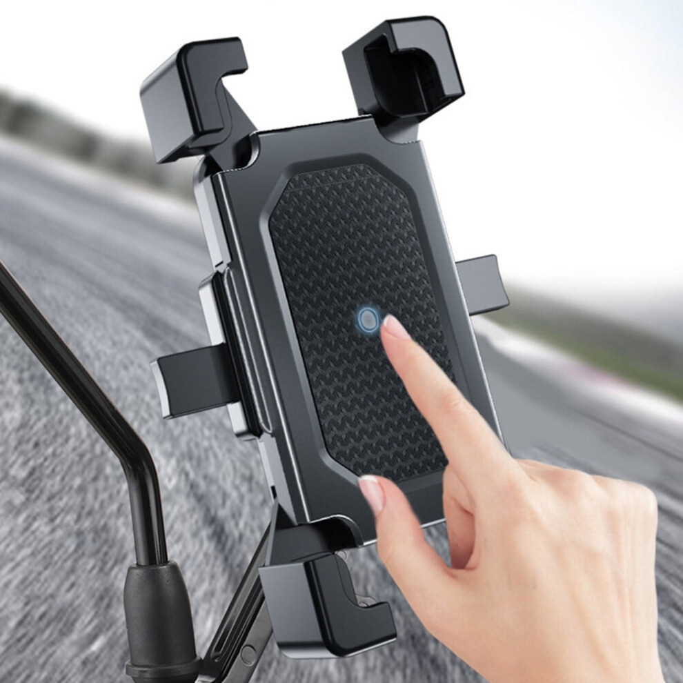 Bike Cell Phone Holder Scooter For Motorcycle Handlebar Black 9028731914749