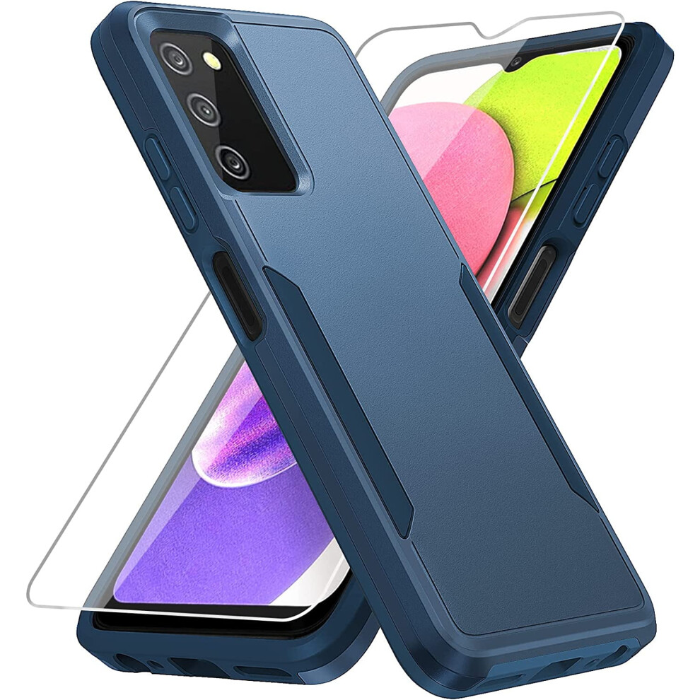 Compatible With Samsung Galaxy A03s Case Â Military-Grade Drop-Tested, Shockproof Rugged Protective Case With Screen Protector 9028731960142