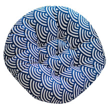 Round Chair Cushions 18", Cotton Upholstered Seat Cushions for Dining, Kitchen, Office, Home or Car – Under $8! Compatible with standard chairs.