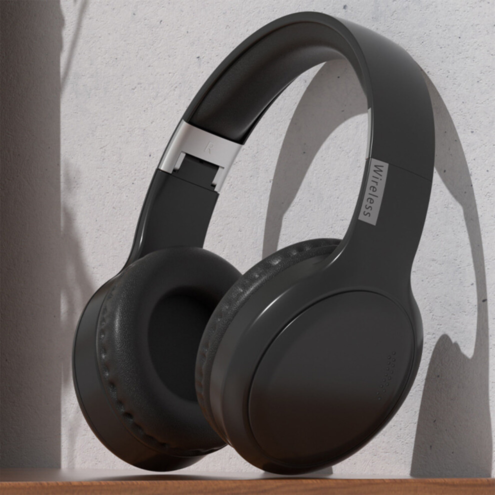 Headset Bluetooth Headphones Noise Cancellation Plug-In Stereo Wireless Headset 9028731961453