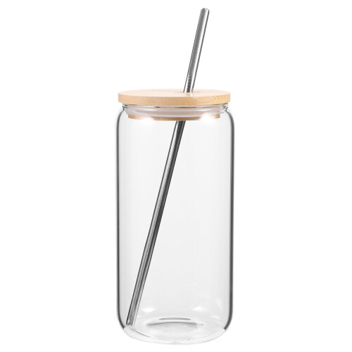 Home Use Drinking Glass Cup Transparent Glass 1 Set