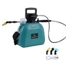 (Green 5L) Water Sprayer Bottles Multiple Nozzles Cordless Electric Garden Pump Sprayer Green 5l