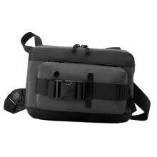 Mens Chest Bag Crossbody Bag Lightweight Crossbody Daypack Belt Bag Fanny Pack Shoulder Bag for Running Outdoor Sports Travel Gray