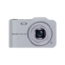 Digital Camera HD 1080p 16x Zoom 48MP 2.4 Inch LCD Silver
