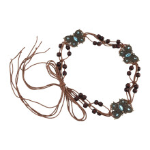 Boho belte treperler dekorativt belte dame flettet tau vevd midjebelte