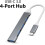 USB-hub Multiport Dock Multi-splitter USB Typ-A3.0 Hub-adapter för PC Mac 1