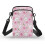 Τσάντα Crossbody με σχέδιο λουλουδιών και πράσινων φύλλων, ρυθμιζόμενο λουράκι ώμου, 1