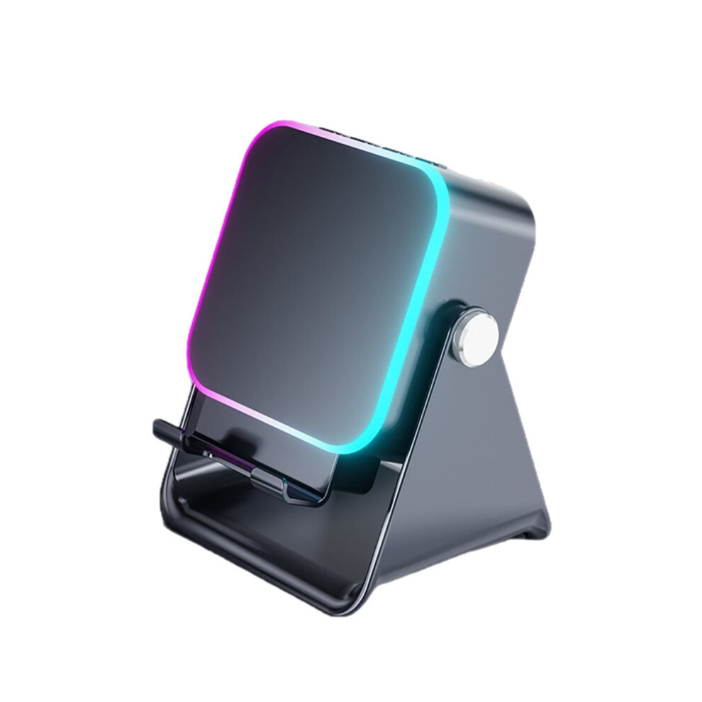 5-In-1 Wireless Induction Bluetooth Speaker With Phone Stand, Stereo Sound, 5000Mah, 8 Rgb S, 360 HolderâCompatible With Iphone/Android/Ipad Light 9479868958845