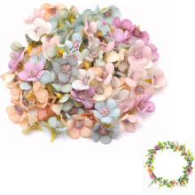 50pcs Artificial Flower Heads,Artificial Daisy Flower Heads Multi-color Small Silk Daisy Flower Mini