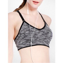LELINTA Women's Sports Bra Seamless Paded Racerback Support for Gym Workout Fitness Yoga Bra Five Color Size S-XL