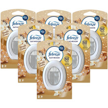 6 x 7.5ml Febreze Bathroom Air Freshener - Vanilla Cookie