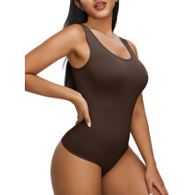 LELINTA Women Waist Trainer Shapewear Tummy Control Body Shaper Sexy V-Neck Slim Bodysuit Tops Corset