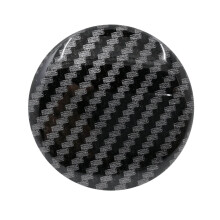 Car Interior Accessories Black Fiber Wheel Cap