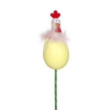 Osterküken-Dekoration, niedlicher flauschiger Hahn, Bauernhof-Mottoparty-Zubehör für Frühlings- und Osterdekoration