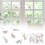 Rainbow Bird Window Sticker for Kids Bedroom, White 1