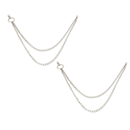 Metallkedja för jeansbyxor - Silver, 1 st