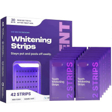 (3Pcs)Purple Teeth Whitening Strips Gentle Formula For Daily Use Enamel Safe Instant Brightening Effect For Sensitive Teeth WSLIHV