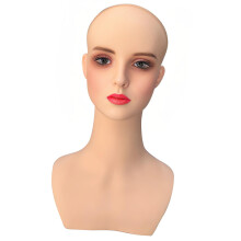 Small PVC Display Head Nonslip Feature Mannequin Head For Wig