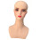 Small PVC Display Head Nonslip Feature Mannequin Head For Wig 1