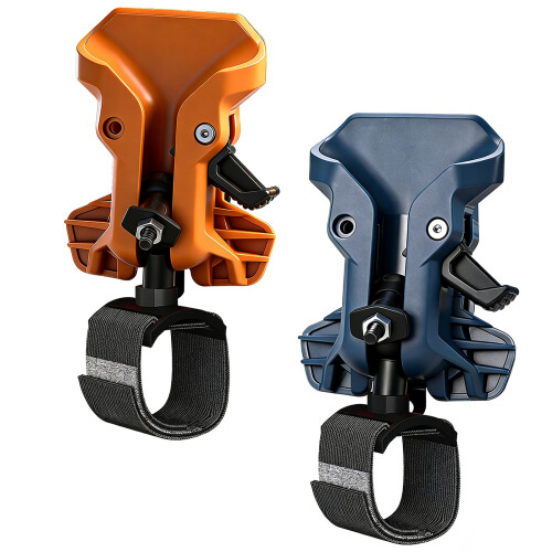 Tool Holder Belt Clip Automatic Locking Clip-Yellow and gray