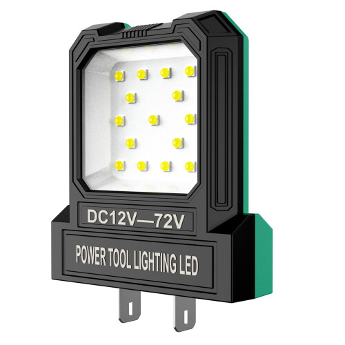 Cordless LED Work Light Light Weight LED Lighting Tool-Green
