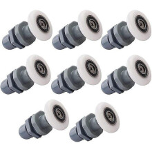 8 Pcs Sliding Shower Door Caster 19mm Rollers for Bathroom Sliding Casters Glass Door
