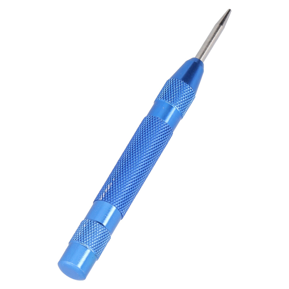 Automatic Center Punch, Hardened Steel, Adjustable Force, 130Mm Blue 4601390697571