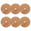 6Stk Coco Faser Blumentopf Matte Runde Mulchring Anti Gras Ring 5