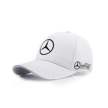 (White)For Mercedes Benz Logo W203 W204 W205 W210 W211 C63 Embroidery Hat F1 Racing Motorcycle Adult Four Seasons Peaked Caps For Men