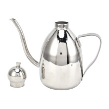 Stainless Steel Oil Can 0.25L Portable Kitchen Water Tight Pump