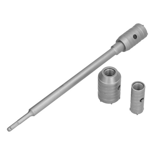 Concrete Wall Cutter Drill Bit Set 30/40/50mm Round Handle 350mm