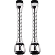 2 Pieces Faucet Extension, Swivel Extension Filter, Faucet Shower Extension, 360 Adjustable Spout D