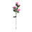 Solar Flowers Solar Cell Panel Intelligent Light Control Waterproof Function Solar Flower LightsPink 4