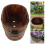 Barril Maceta De Madera Reutilizable Para Plantas 6