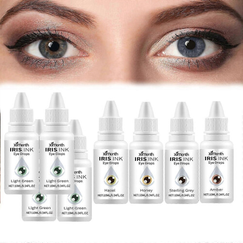 Color Changing Eye Drops 8pcs Fast Acting Longlasting Temporary Eye Color Change Solution  WSLIHV