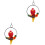 2 Unidades Modelo De Loro Simulado Para Decoración De Ventana 3