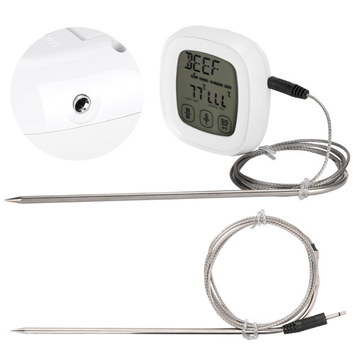 Digitales Touchscreen-Grillthermometer mit Timerfunktion – Küchenzubehör 1