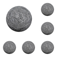 Stainless Steel Cleaner Brush, Dish Brush, Heavy Duty Scouring Pads, Kitchen Cleaning Scrubbers, Flexible Cleaning Ball 4.72" (8Pcs)