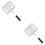 2Pièces Pince Grille Barbecue Argentée Robuste Pour Extérieures 6
